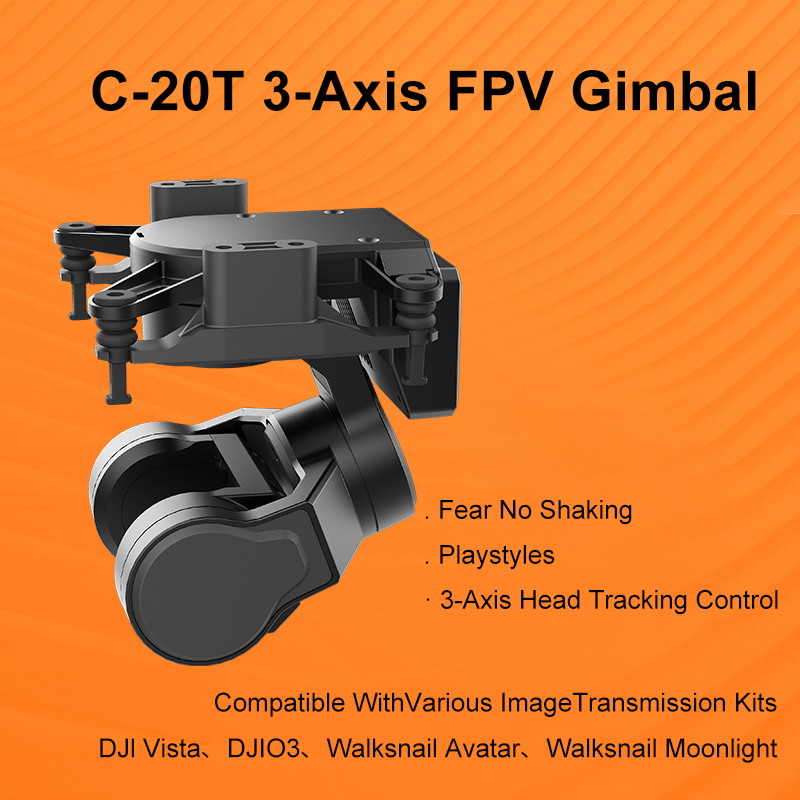 Drone Gimbal Mount - FPV Yarış Dronları için Artırılmış Stabiliteye