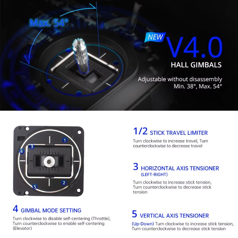 RadioMaster TX16S MKII V4.0 16 - Drone Gimbal Controller incelemesi ve fiyatı