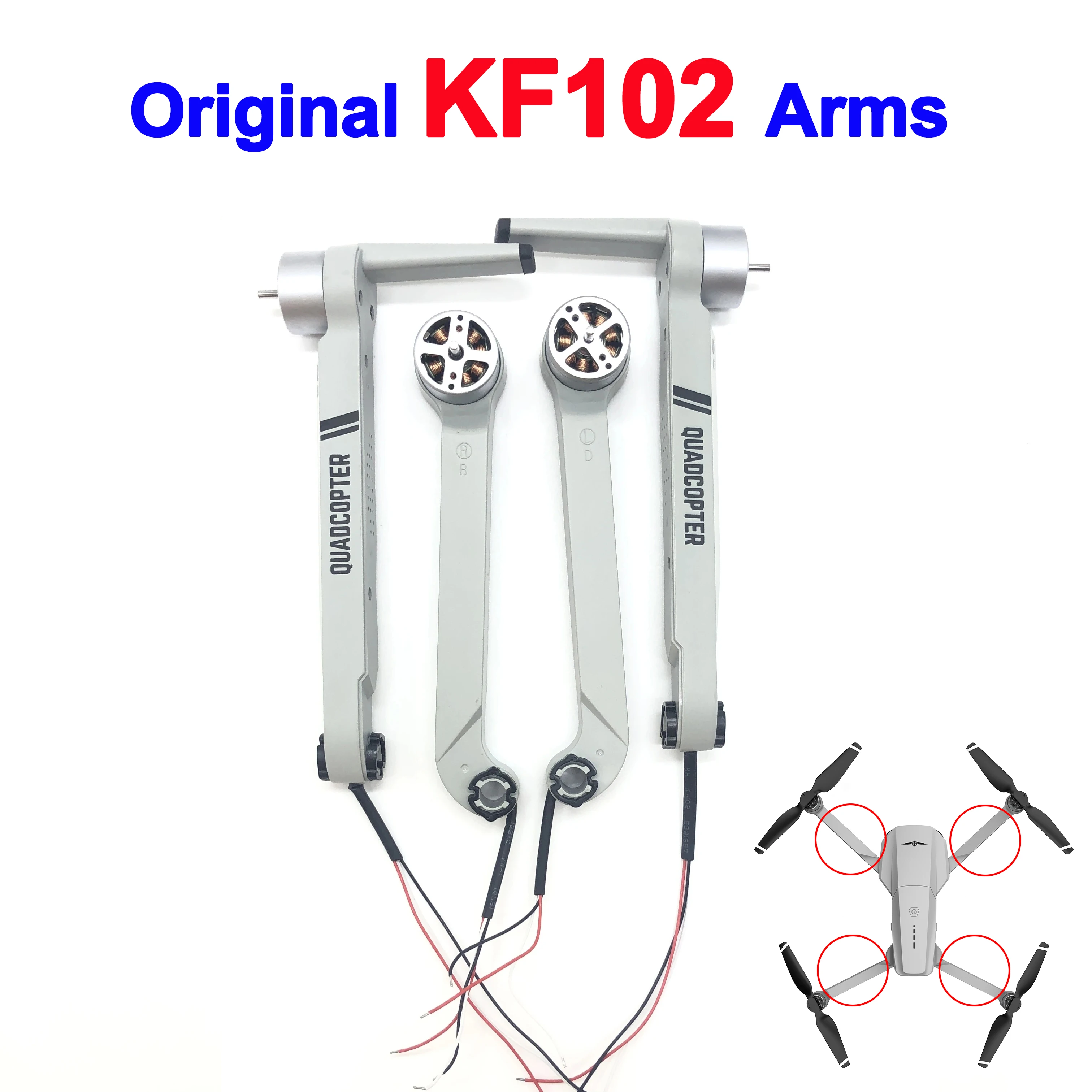 KF102 MAX Ön Arka Kol Yedek Ak - Drone Gimbal 2 Axis incelemesi ve fiyatı