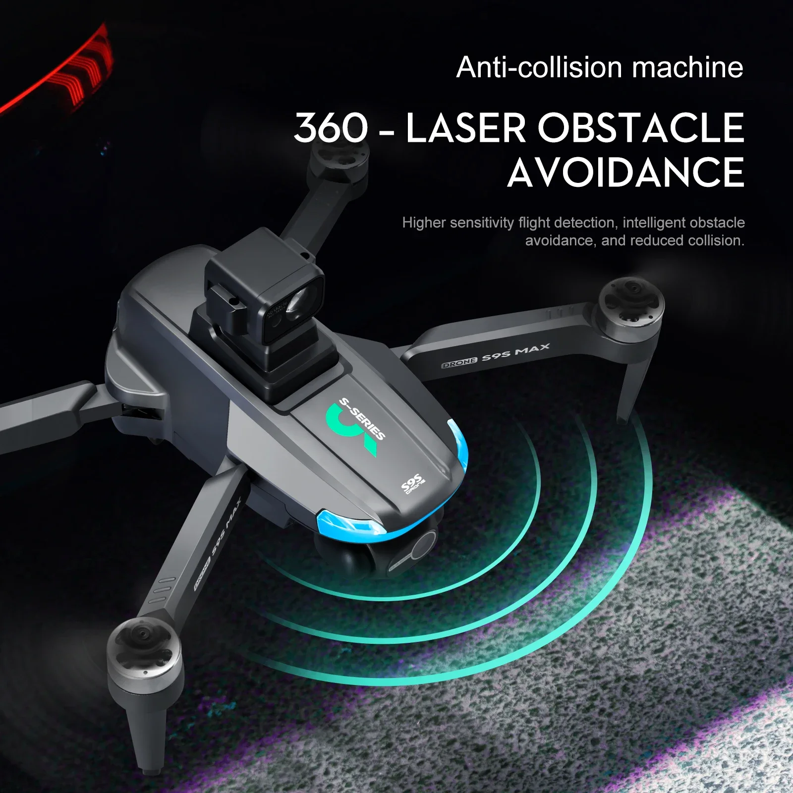 YENI S9S MAX MINI Drone 4K 2 E - Drone Gimbal 2 Axis incelemesi ve fiyatı