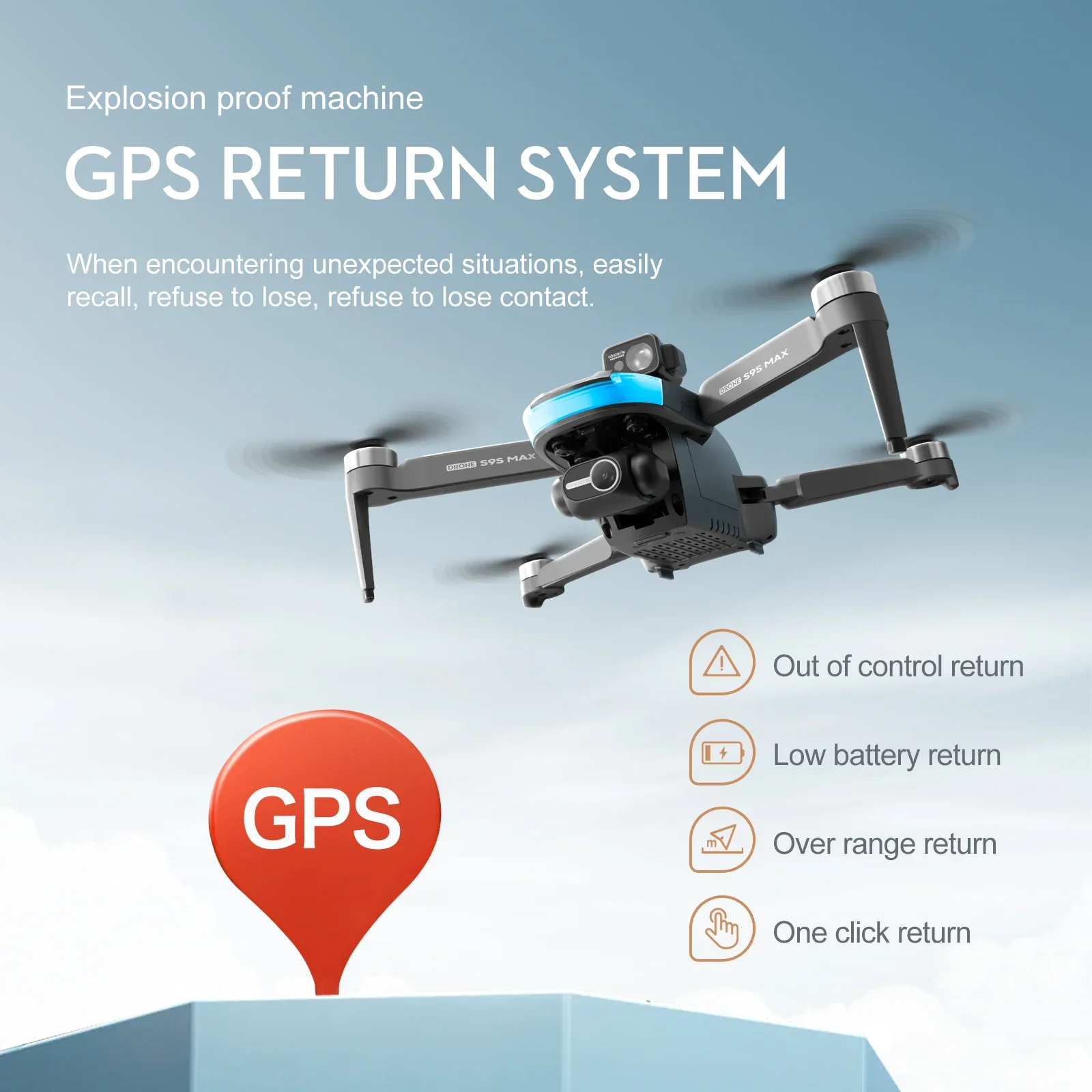 YENI S9S MAX MINI Drone 4K 2 E - Drone Gimbal 2 Axis incelemesi ve fiyatı