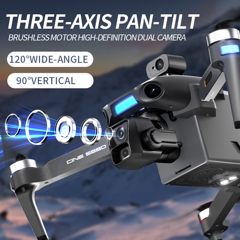 2026 Yeni 8K Çift Kameralı Dro - Drone Gimbal Mount incelemesi ve fiyatı