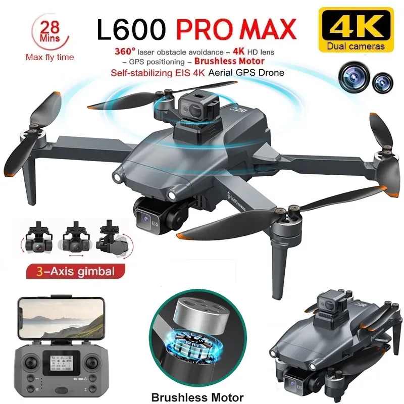 L600 PRO MAX GPS Drone Profesy - Drone Gimbal 3 Axis incelemesi ve fiyatı