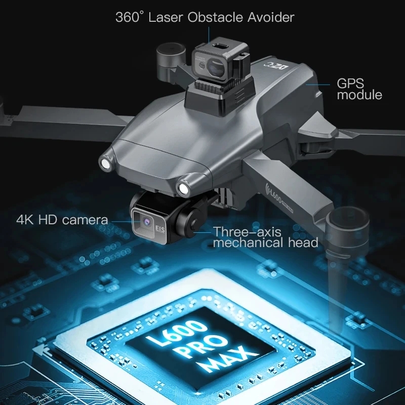 L600 PRO MAX GPS Drone Profesy - Drone Gimbal 3 Axis incelemesi ve fiyatı