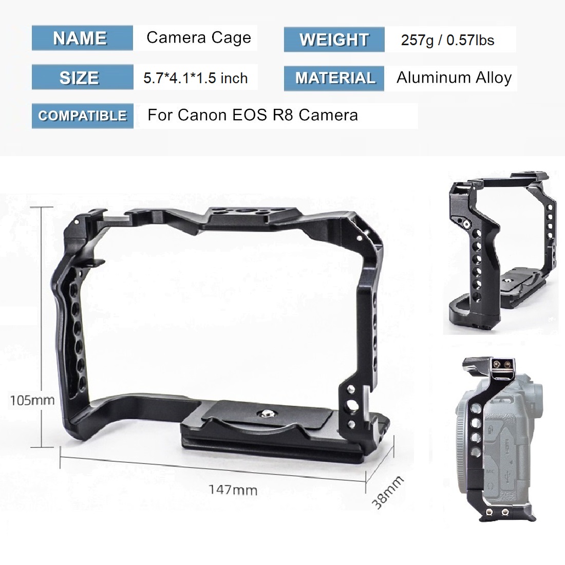 Canon EOS R8 için Koruyucu Çer - Canon Camera Eos R8 incelemesi ve fiyatı