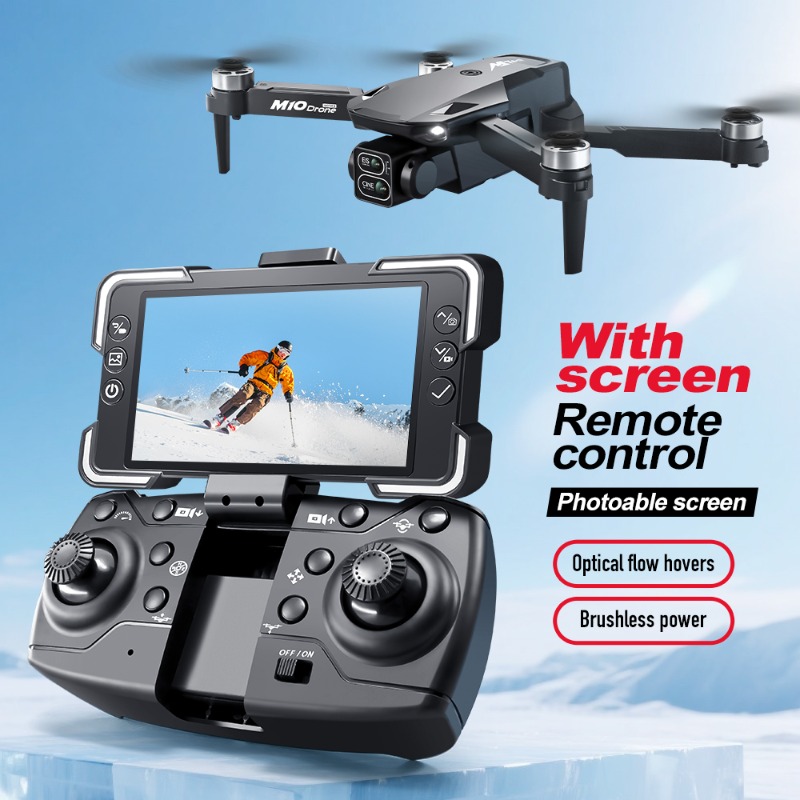M10 Kamera Drone'u Ekranlı Uza - Drone Gimbal 2 Axis incelemesi ve fiyatı