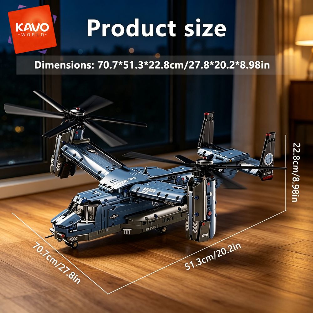 KAVOWORLD 1486 Parça V-22 Ospr - Jjrc Drone X12 incelemesi ve fiyatı