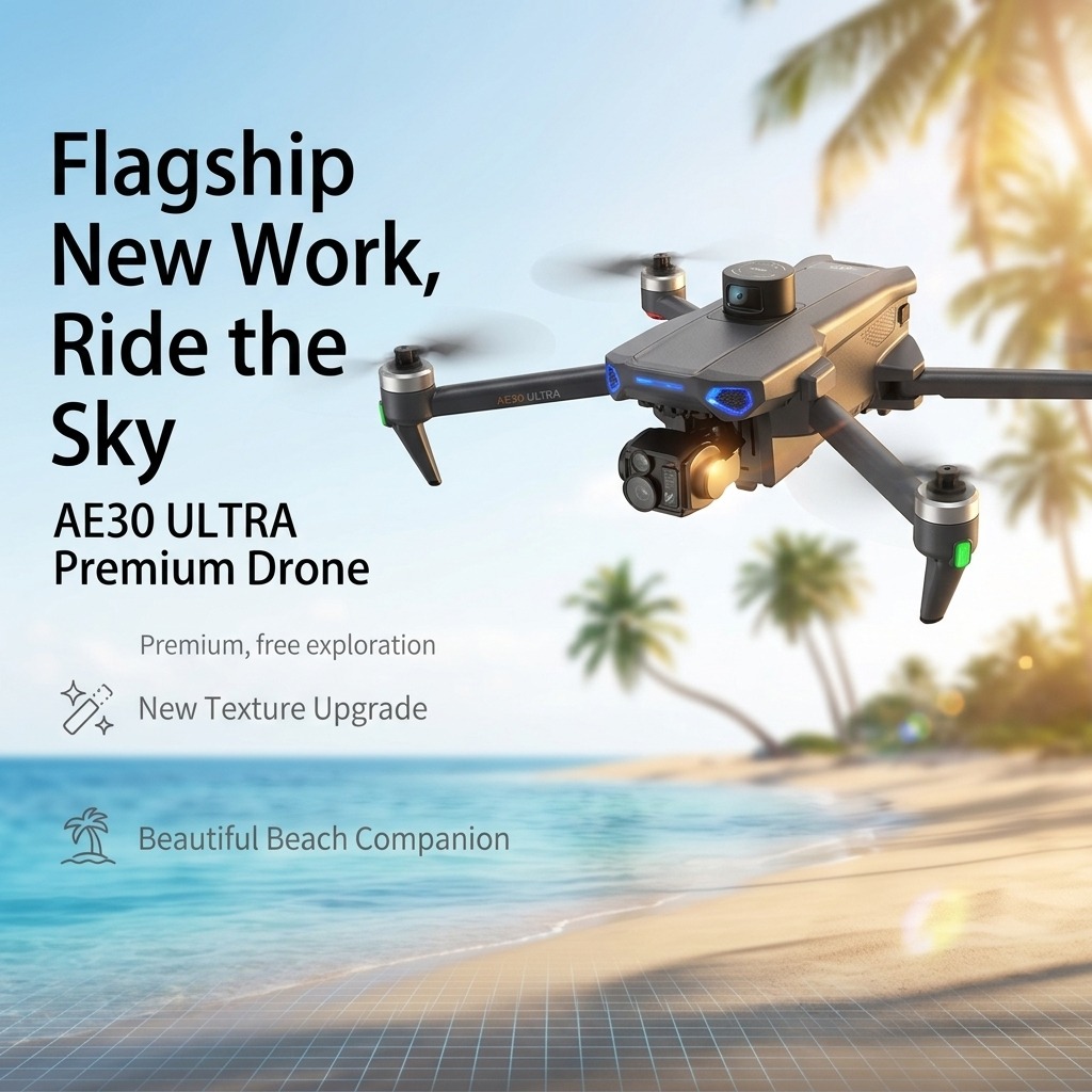 YENİ AE30 Ultra GPS Drone 4K P - Drone Gimbal 3 Axis incelemesi ve fiyatı