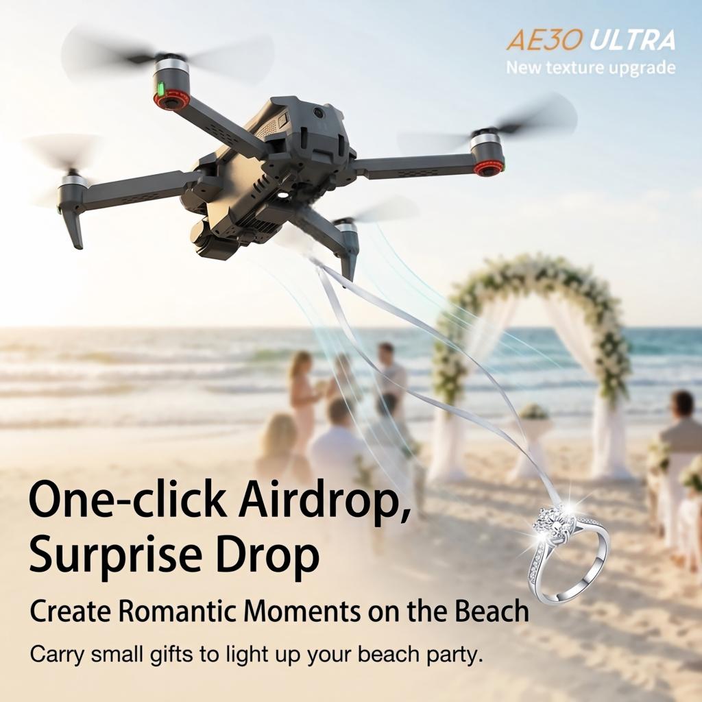 YENİ AE30 Ultra GPS Drone 4K P - Drone Gimbal 3 Axis incelemesi ve fiyatı